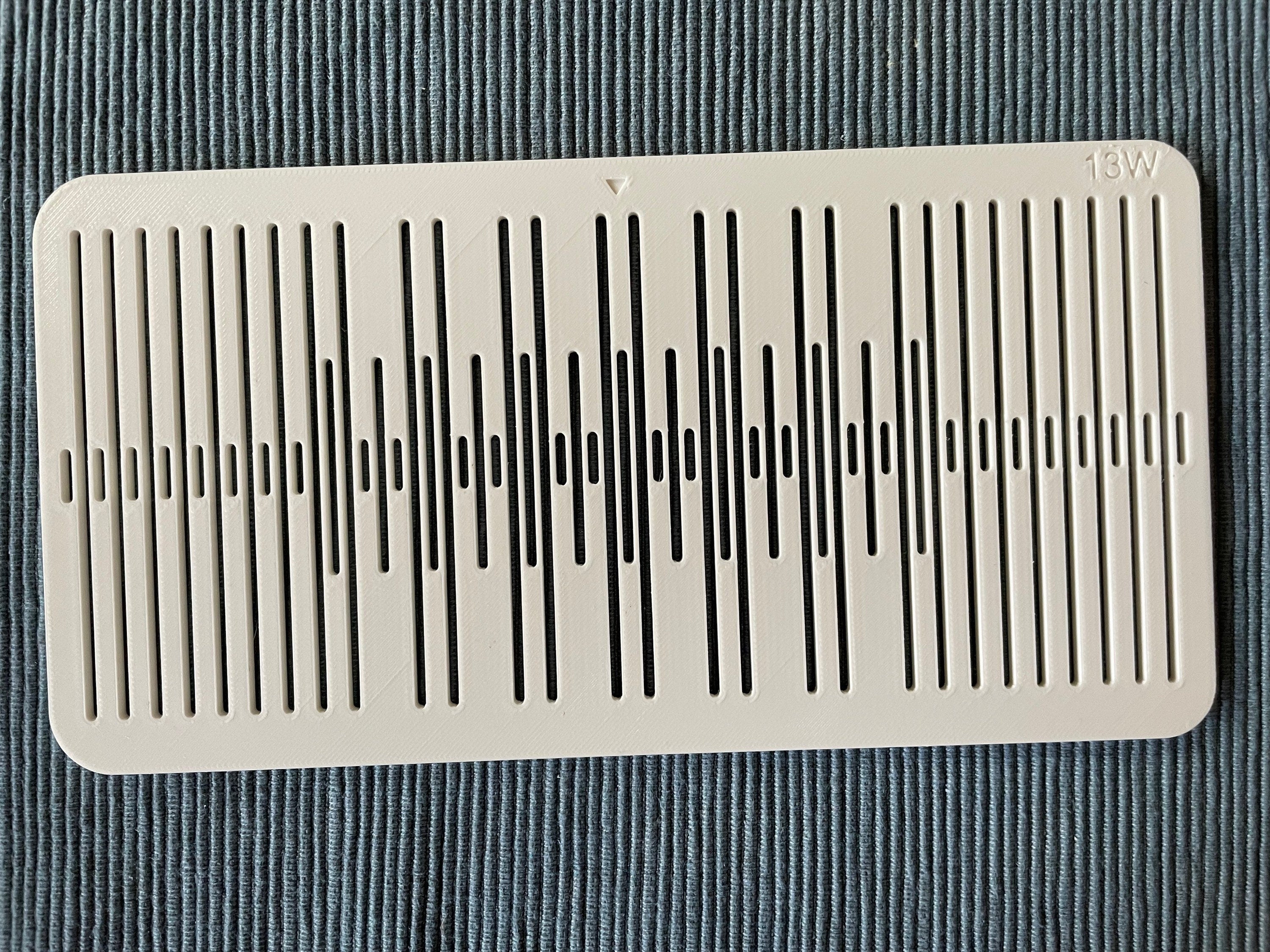 Grindvev for 13 mønstertråder