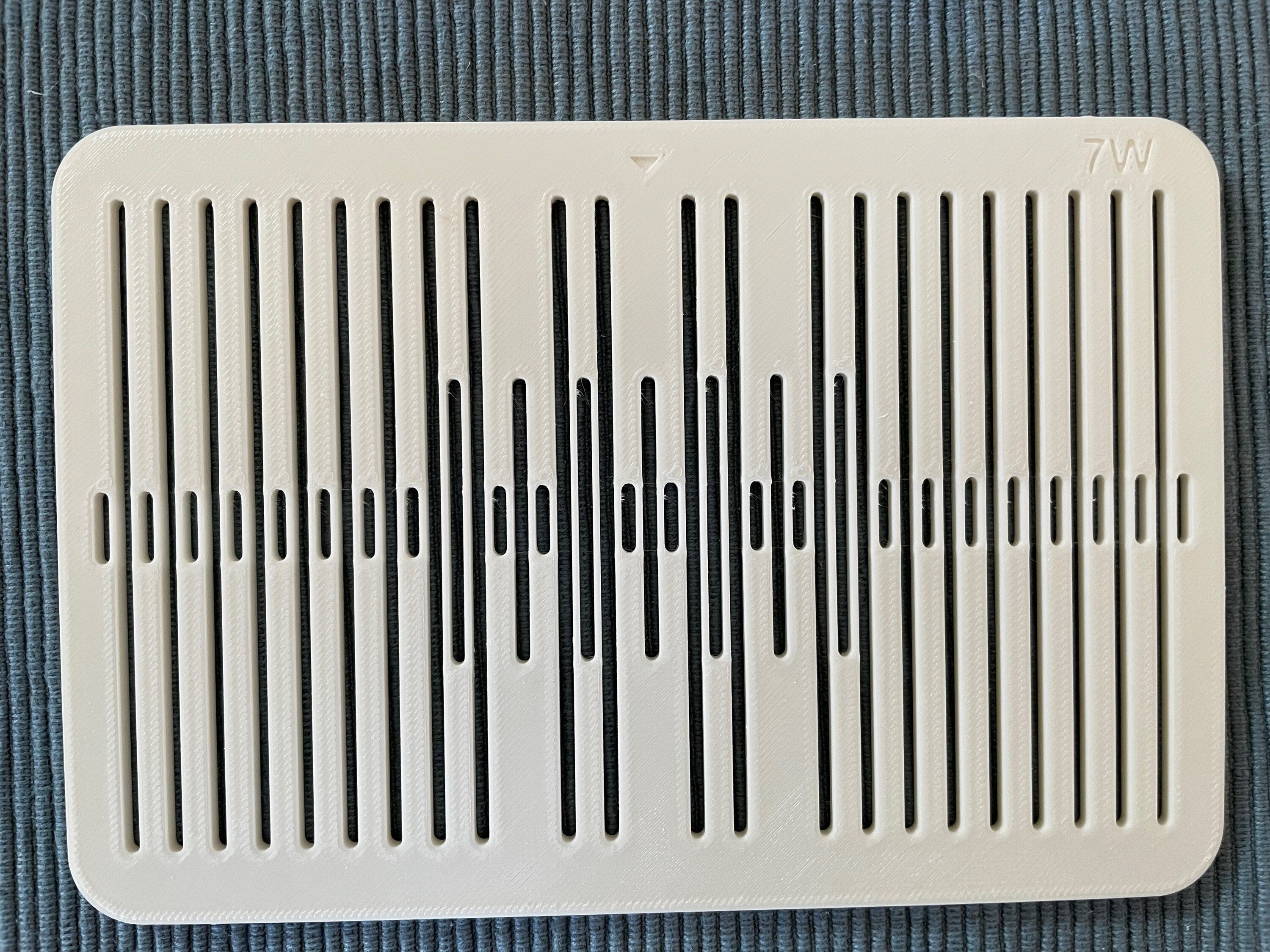 5- pattern, Band weaving heddle
